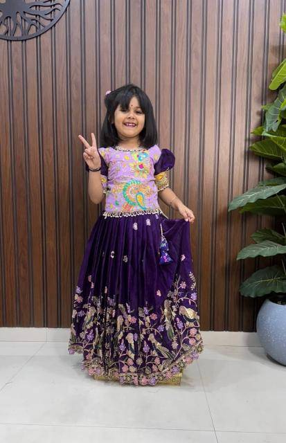 kids lehenga frendy silk Children clothing market in Hyderabad